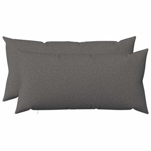 vidaXL Cushion Cover 2 pcs HEERLEN Light Grey 40 x 70 cm Fabric