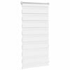 vidaXL Zebra blind 40.9x100 cm Fabric Width 36.7 cm white