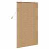 vidaXL Roller Blind with Curtains Manual Brown 80 x 160 cm Bamboo