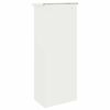 vidaXL Parcel Drop Box White 44.5 x 29 x 110.5 cm Steel