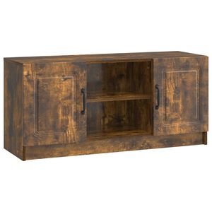 vidaXL TV Cabinet Smoked Oak 102 x 34.5 x 47 cm Engineered Wood