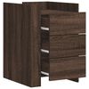 vidaXL Bedside Cabinet Brown Oak 45x50x65 cm Engineered Wood