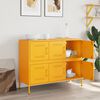 vidaXL Sideboard Mustard Yellow 100.5x39x79 cm Steel