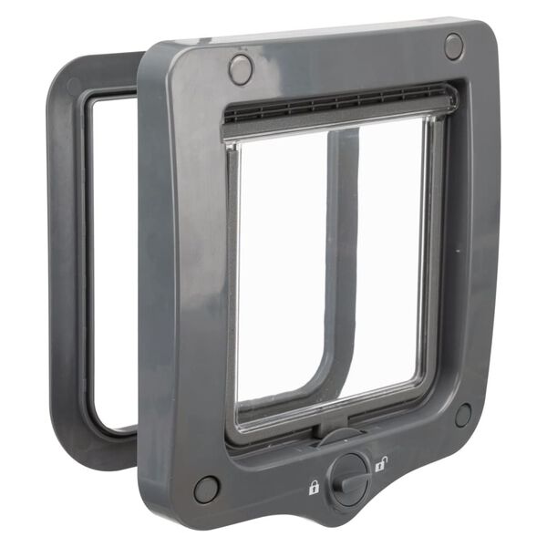 TRIXIE 2-Way Cat Flap Door Grey