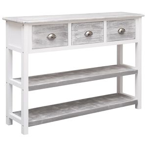 vidaXL Sideboard | Antique Grey | Solid Paulownia wood | Medium | Sideboard