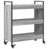 vidaXL Kitchen Trolley Grey Sonoma 70x30x82 cm Engineered Wood