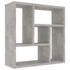 vidaXL Wall Shelf Concrete Grey 45.1x16x45.1 cm Engineered Wood