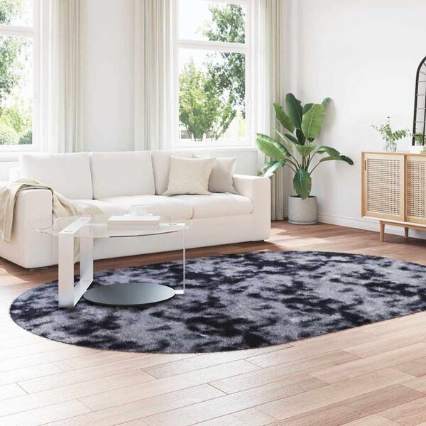 vidaXL Shaggy Rug High Pile NAVARRA Dark Grey 300x200 cm Polyester
