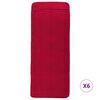 vidaXL Beach Towels 6 pcs Burgundy 60x135 cm Fabric 400 GSM