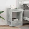 vidaXL End Table 2 pcs Concrete Grey 40 x 40 x 56 cm Engineered Wood