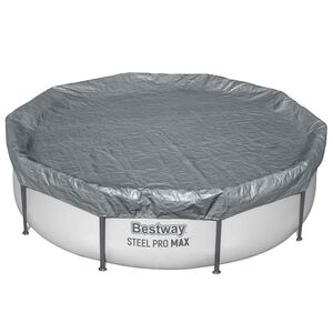 Bestway Pool Cover &Oslash;3.05 m Round Polyester Grey