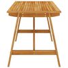 vidaXL 7 Piece Garden Dining Set Solid Acacia Wood