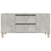vidaXL TV Cabinet Concrete Grey 102x44.5x50 cm Engineered Wood