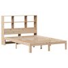 vidaXL Bookcase Bed without Mattress 150x200 cm King Size Solid Wood Pine