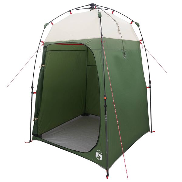 vidaXL Shower Tent Folding with Storage Green 160 x 160 x 227 cm Steel