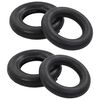 vidaXL 4 Piece Wheelbarrow Tire and Inner Tube Set 3.50-8 4PR Rubber