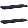 vidaXL 2-Piece Bench Cushions VUGHT 2 pcs 100% Polyester Dark Blue
