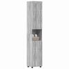 vidaXL Bathroom Cabinet Set TULUM Grey Sonoma 37 x 31.5 x 203 cm