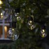Luxform Solar-operated Party Lights with 10 LEDs Menorca Transparent