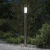 vidaXL Bollard Light with Sensor 110 cm Stainless Steel IP44