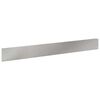 vidaXL Lawn Edging 10 pcs 100 x 12 cm Steel Silver