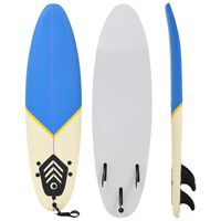 vidaXL Surfboard 170 cm Blue and Cream