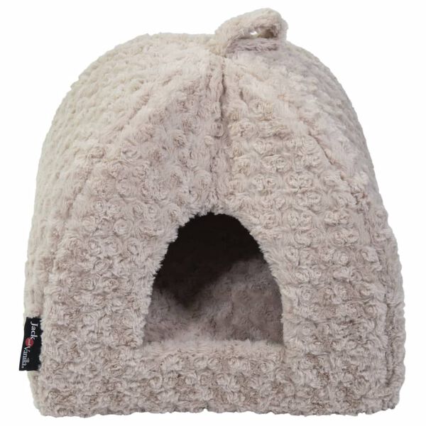 Jack and Vanilla Pet Igloo Softy XS 40x40x40 cm Rosette Beige