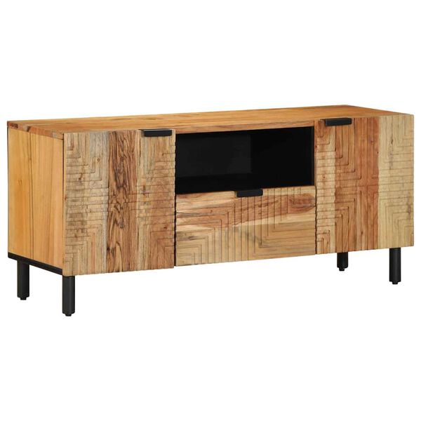 vidaXL TV Units Solid Acacia Wood 105 x 33.5 x 46 cm Engineered wood