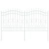 vidaXL Garden Fence KAMPEN White