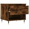 vidaXL Coffee Table Smoked Oak 50x46x50 cm Engineered Wood