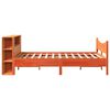 vidaXL Bed Frame without Mattress Wax Brown 140x200 cm Solid Wood Pine