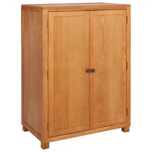 vidaXL Wardrobe with Storage with Door Brown Engineered wood