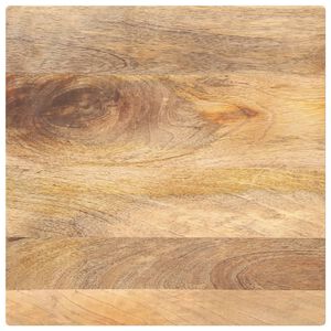 vidaXL Table Top 60x60x2.5 cm Square Solid Wood Mango