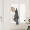 vidaXL Wall-Mounted Coat Rack White 30 x 1.5 x 80 cm Engineered wood