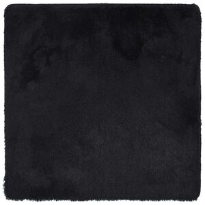 vidaXL Shaggy Rug High Pile NAVARRA Black 160x160 cm Polyester
