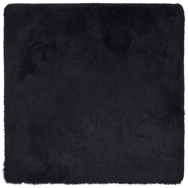 vidaXL Shaggy Rug High Pile NAVARRA Black 160x160 cm Polyester