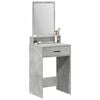 vidaXL Dressing Table Concrete Grey 50 x 41 x 140 cm Engineered Wood