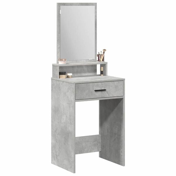 vidaXL Dressing Table Concrete Grey 50 x 41 x 140 cm Engineered Wood