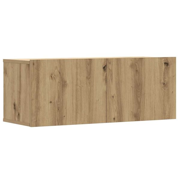 vidaXL 6 Piece TV Cabinet Set Wall-mounted Artisan Oak Engineered Wood