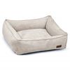 Designed by Lotte Dog Bed Ribbed 65x60x20 cm Light Grey