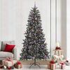 vidaXL Artificial Christmas Tree with 300 LEDs with Stand Green 240 cm