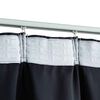 vidaXL Blackout Curtains with Hooks 2 pcs Anthracite 140x225 cm