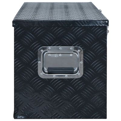 vidaXL Aluminium Box 1085x370x400 mm Black