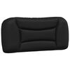 vidaXL Bed with Mattress "Hvar" Black 90x190 cm Single Faux Leather