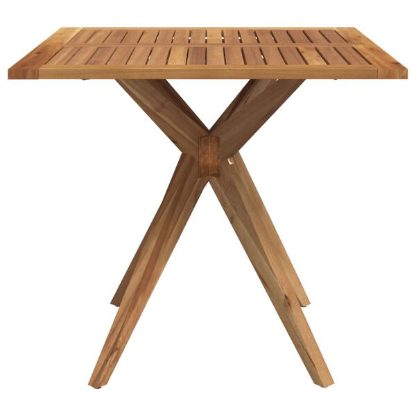 vidaXL Garden Table Square 85x85x75 cm Solid Wood Acacia