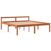 vidaXL Senior Bed without Mattress Wax Brown 160x200 cm Solid Wood Pine