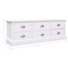 vidaXL Hall Bench White 115x30x40 cm Wood