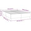 vidaXL Box Spring Bed Frame Black Double Fabric (UK/IE/FI/NO only)