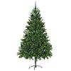 vidaXL Christmas Tree with 300 LEDs with Stand Green 210 cm PE