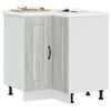 vidaXL Kitchen Corner Base Cabinet Kalmar Grey Sonoma Engineered Wood